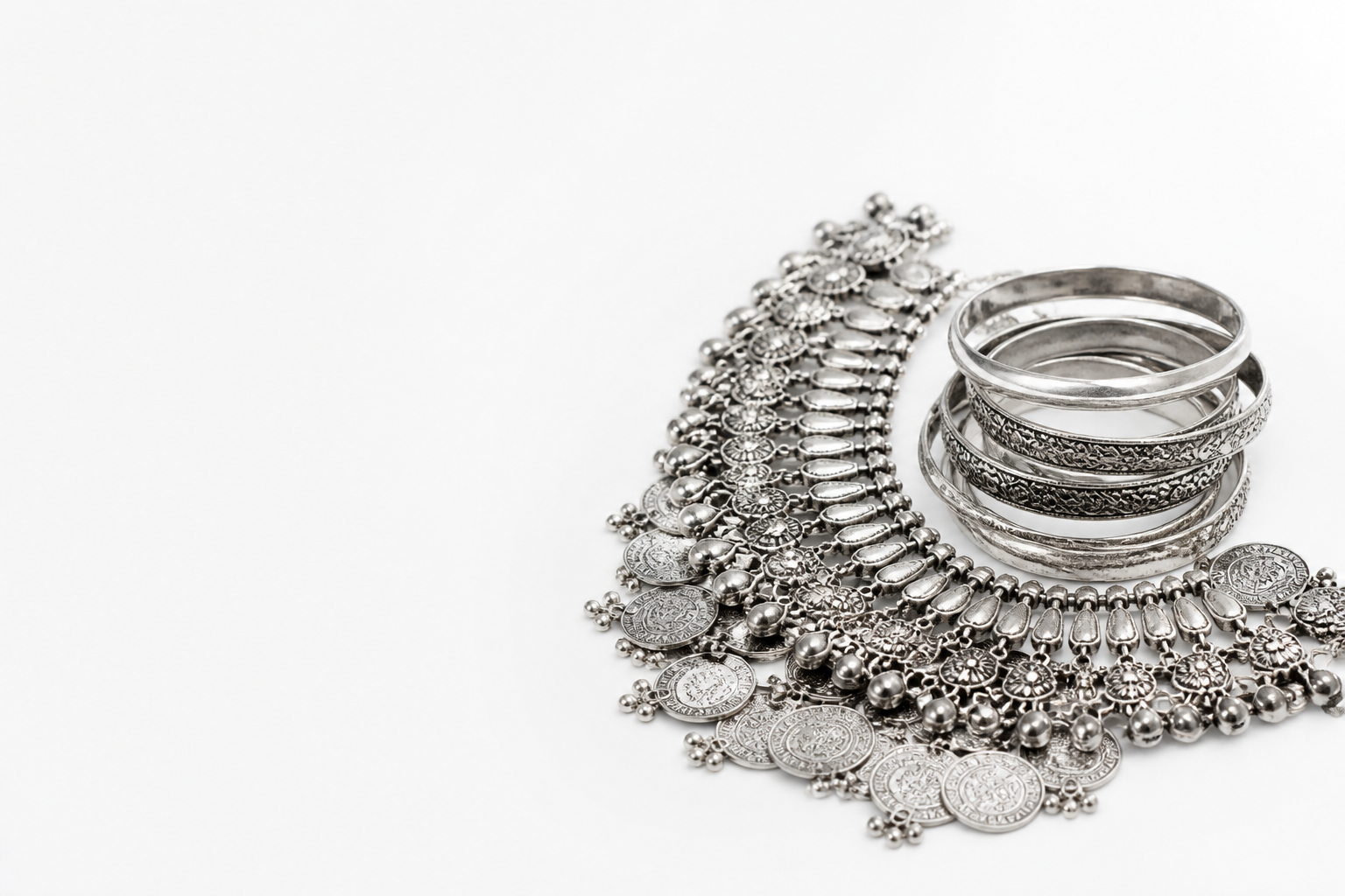 Silver jewellery